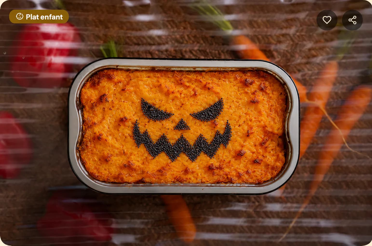Parmentier de la petite citrouille